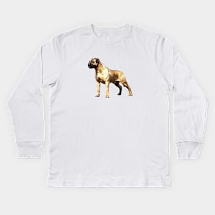 Bullmastiff Kids Long Sleeve T-Shirt